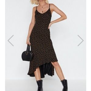 Nasty Gal Midi Printed Dress